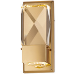 Empire Wall Sconce - French Gold / Crystal