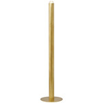 Ebell Floor Lamp - Natural Brass / Clear
