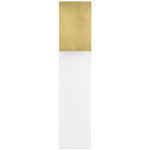 Kulma Outdoor Wall Sconce - Natural Brass / Clear