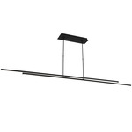 Stagger 2 Linear Pendant - Nightshade Black