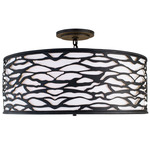 Kato Convertible Pendant - Carbon / White Linen