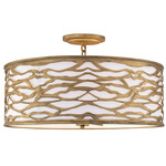 Kato Convertible Pendant - Havana Gold / White Linen