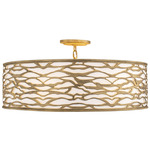 Kato Convertible Pendant - Havana Gold / White Linen