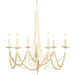 Brentwood Chandelier - Country White / Natural