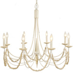 Brentwood Chandelier - Country White / Natural