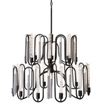 Darden Chandelier - Matte Black / Chrome