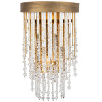 Lafayette Wall Sconce - Havana Gold / Crystal