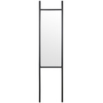 Ladder Wall Mirror - Black / Mirror
