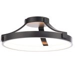 Chaucer Wall / Ceiling Light - Black / White