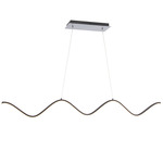 Morae Linear Pendant - Black / White