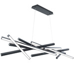 Parallax Linear Pendant - Black / White