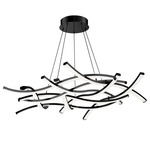 Divergence Chandelier - Black / White