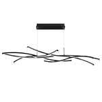 Divergence Linear Chandelier - Black / White