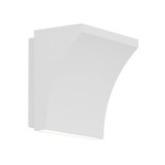 Cornice Color Select Wall Sconce - White / Frosted