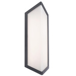 Corte Outdoor Wall Sconce - Black / White