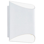 Duet Wall Sconce - White / Frosted
