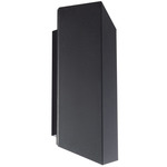 Summit Outdoor Wall Sconce - Black / Clear