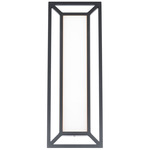 Tate Outdoor Wall Sconce - Black / White