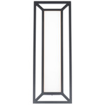 Tate Outdoor Wall Sconce - Black / White