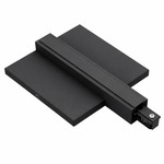 TS24 1-Circuit Surface Track End Power Feed - Black