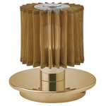 In The Sun Portable Table Lamp - Gold / Gold Mesh