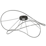 Hoops Ceiling Light - Black