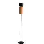 Aspen F17 Floor Lamp - Black / Black Top Shade