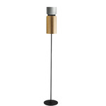 Aspen F17 Floor Lamp - Black / Limestone Top Shade