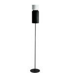 Aspen F17 Floor Lamp - Black / Snow Top Shade