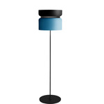 Aspen F40 Floor Lamp - Black / Black Top Shade