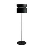 Aspen F40 Floor Lamp - Black / Black Top Shade