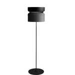Aspen F40 Floor Lamp - Black / Black Top Shade