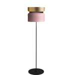 Aspen F40 Floor Lamp - Black / Brass Top Shade