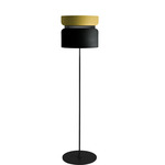 Aspen F40 Floor Lamp - Black / Lemon Top Shade