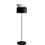 Aspen F40 Floor Lamp - Black / Snow Top Shade