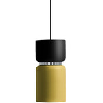 Aspen S17A Pendant - Black / Black Top Shade