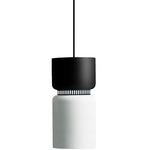 Aspen S17A Pendant - Black / Black Top Shade