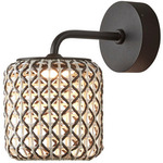 Nans Outdoor Wall Sconce - Graphite Brown / Brown