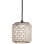 Nans Outdoor Pendant - Graphite Brown / Beige