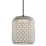 Nans Outdoor Pendant - Graphite Brown / Beige