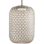 Nans Outdoor Pendant - Graphite Brown / Beige