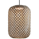 Nans Outdoor Pendant - Graphite Brown / Brown