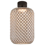 Nans Outdoor Ceiling Light - Graphite Brown / Brown