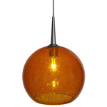 Bobo 2 Pendant - Chrome / Amber