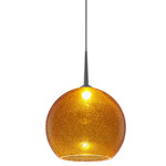 Bobo 2 LED Pendant - Matte Chrome / Amber