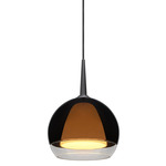 Matrix Pendant - Matte Chrome / Smoky