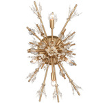 Starburst Wall Light - Satin Brass
