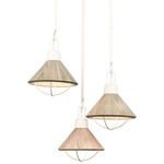 Cape May Multi Light Pendant - White / Driftwood