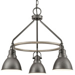 North Shore Outdoor Multi Light Pendant - Iron