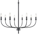 Newland Chandelier - Matte Black